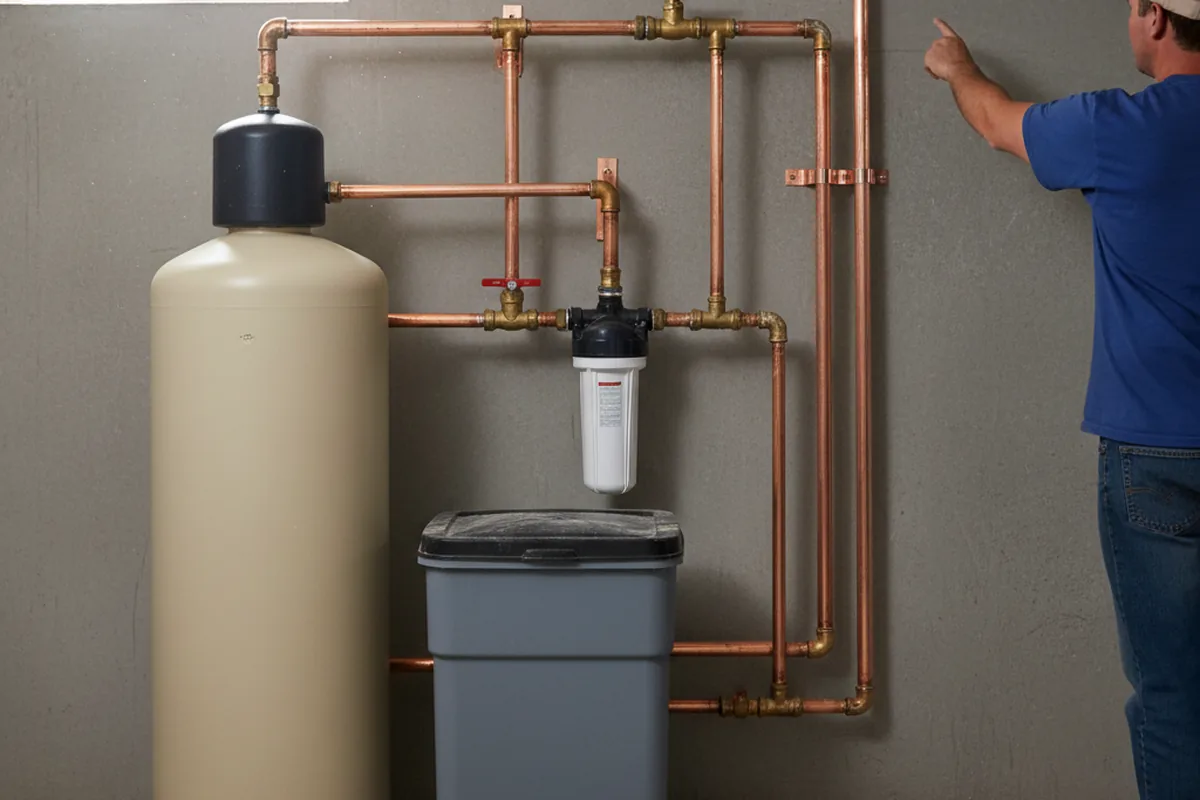 Whole-house water treatment system installed in Saint Paris